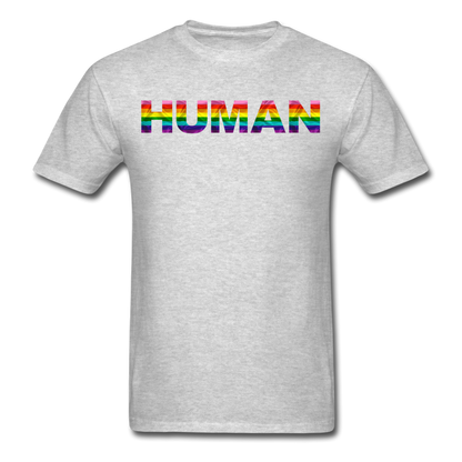 Humman - Rainbow - Unisex Classic T-Shirt - heather gray