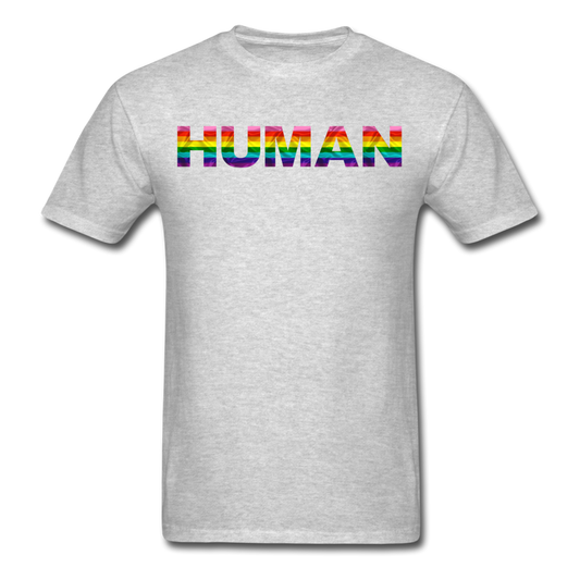 Humman - Rainbow - Unisex Classic T-Shirt - heather gray