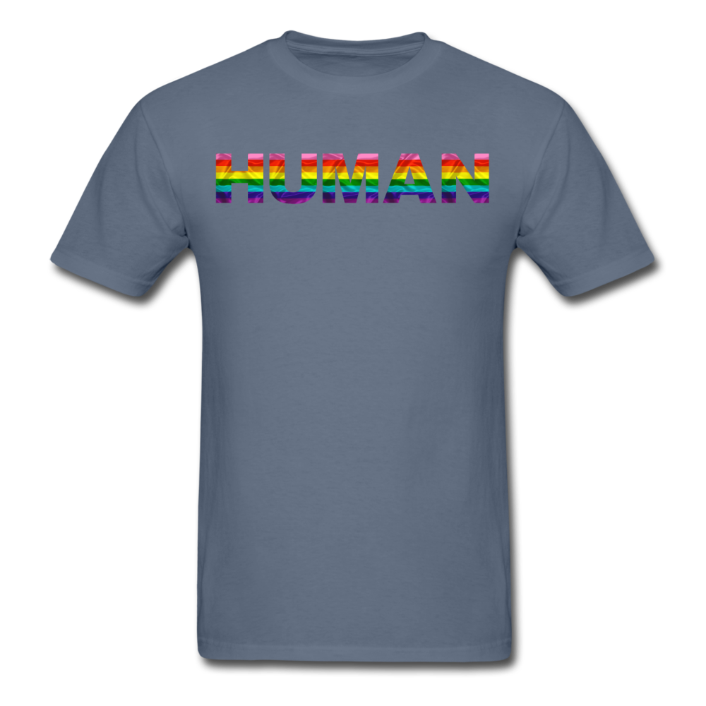 Humman - Rainbow - Unisex Classic T-Shirt - denim