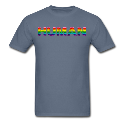 Humman - Rainbow - Unisex Classic T-Shirt - denim