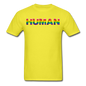 Humman - Rainbow - Unisex Classic T-Shirt - yellow