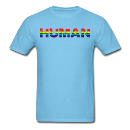 Humman - Rainbow - Unisex Classic T-Shirt - aquatic blue