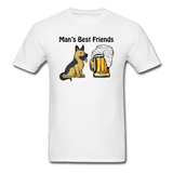 Best Friends - Dogs And Beer - Unisex Classic T-Shirt - white