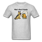 Best Friends - Dogs And Beer - Unisex Classic T-Shirt - heather gray