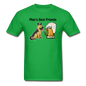 Best Friends - Dogs And Beer - Unisex Classic T-Shirt - bright green