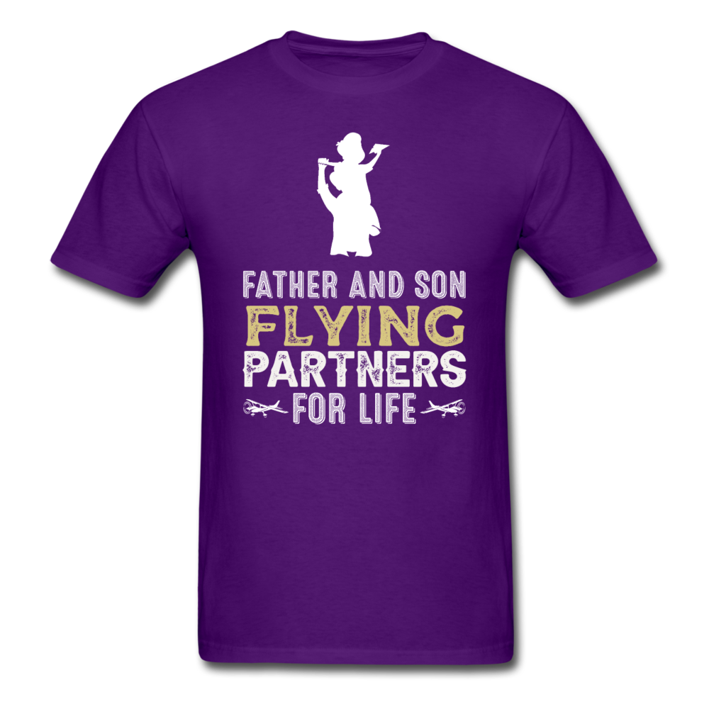 Flying Partners - Father And Son - Unisex Classic T-Shirt - purple