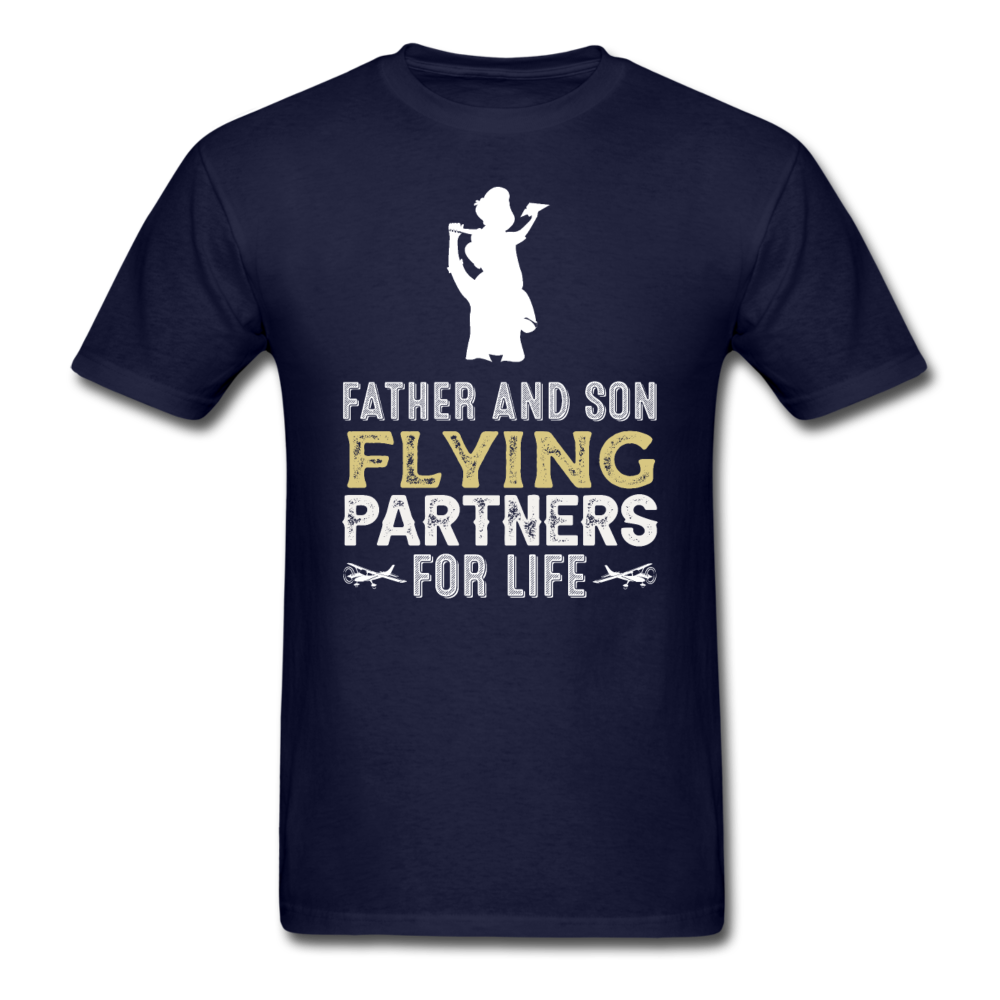 Flying Partners - Father And Son - Unisex Classic T-Shirt - navy