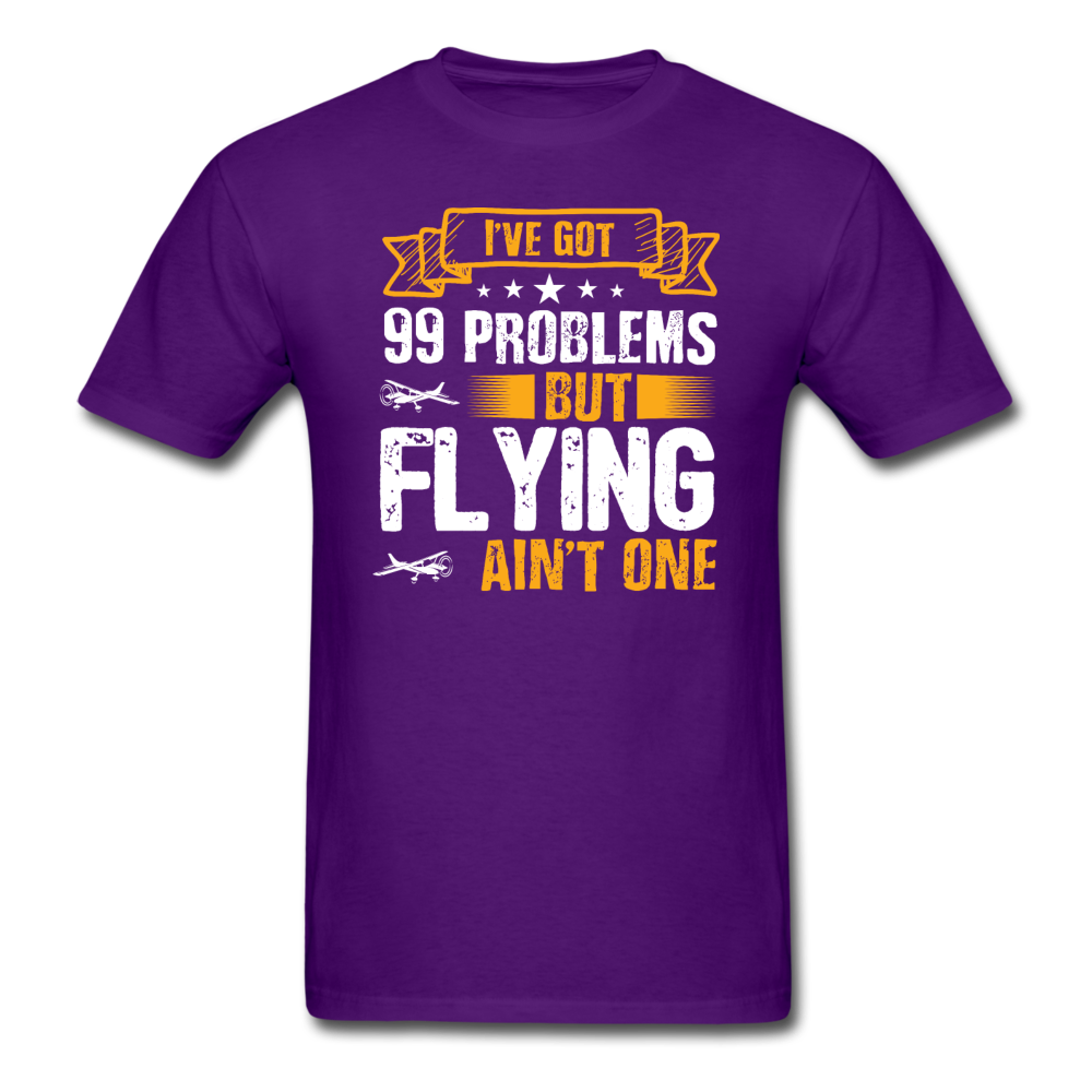 Flying - 99 Problems - Unisex Classic T-Shirt - purple