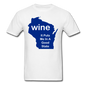 Wine - Wisconsin Good State - Unisex Classic T-Shirt - white