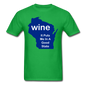 Wine - Wisconsin Good State - Unisex Classic T-Shirt - bright green