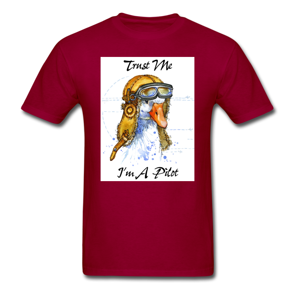 Trust Me I'm A Pilot - Goose - Unisex Classic T-Shirt - dark red