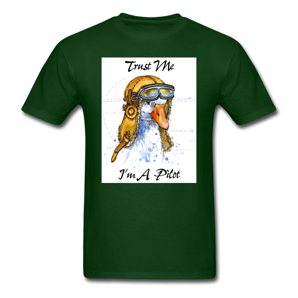 Trust Me I'm A Pilot - Goose - Unisex Classic T-Shirt - forest green