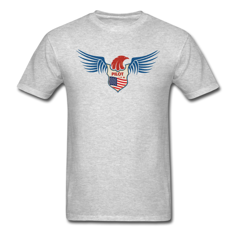 Pilot - Eagle Wings - Unisex Classic T-Shirt - heather gray