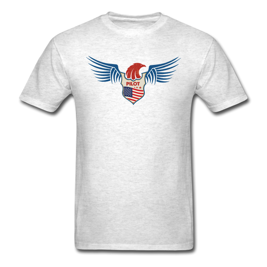 Pilot - Eagle Wings - Unisex Classic T-Shirt - light heather gray