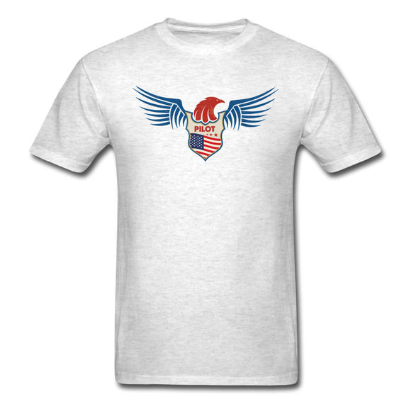 Pilot - Eagle Wings - Unisex Classic T-Shirt - light heather gray