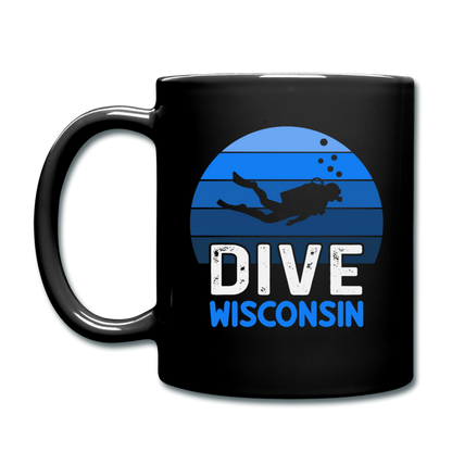 Dive - Wisconsin - Full Color Mug - black