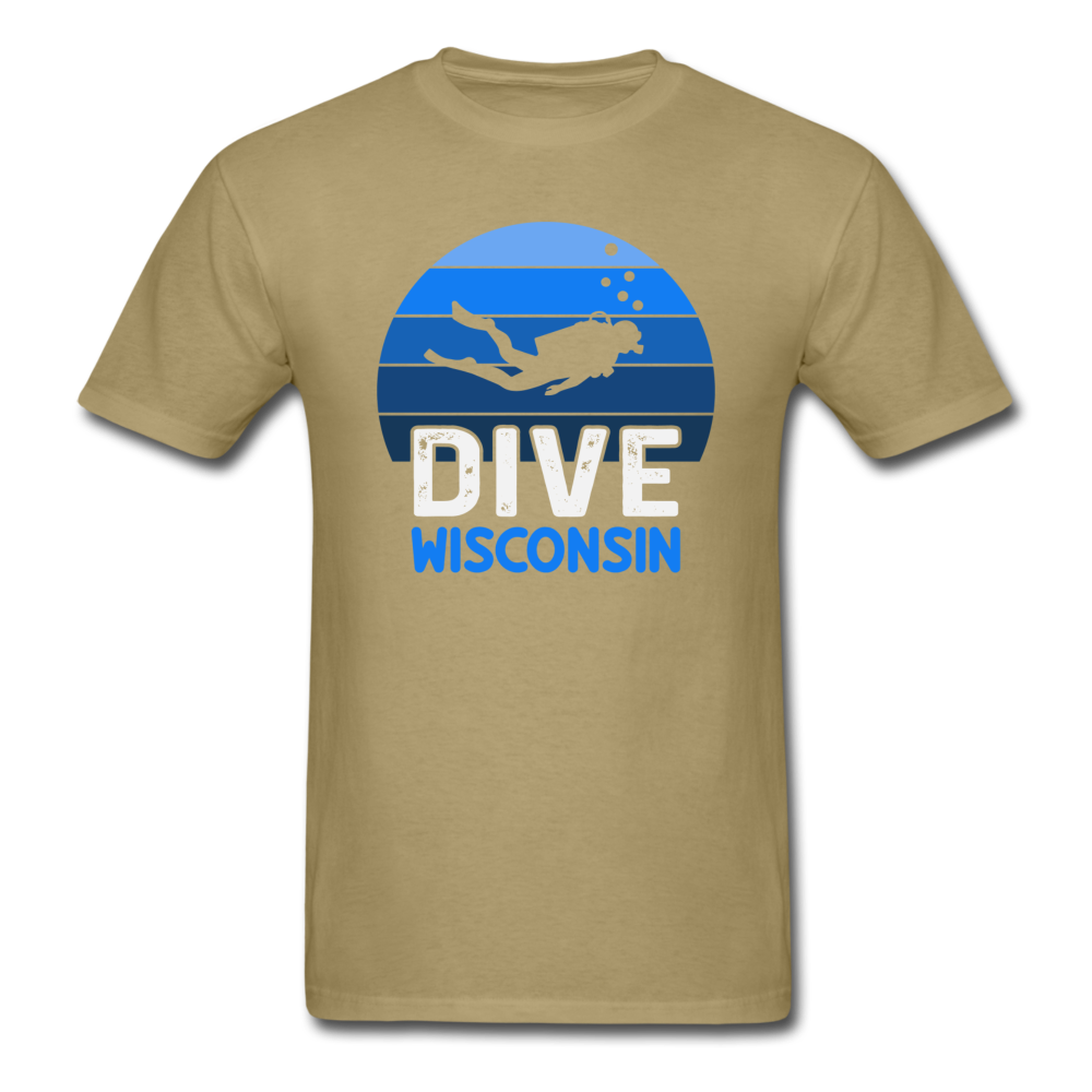 Dive - Wisconsin - Unisex Classic T-Shirt - khaki