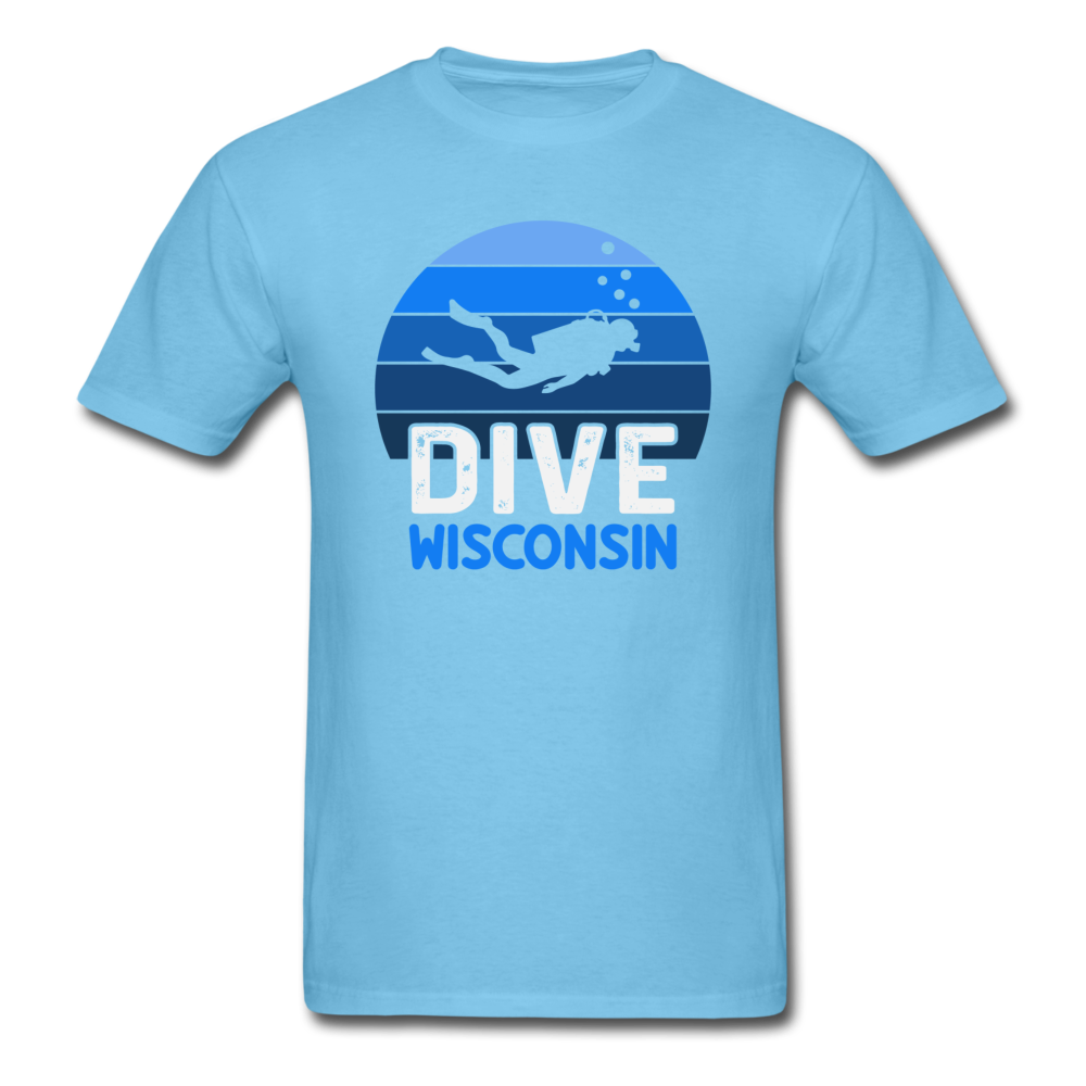 Dive - Wisconsin - Unisex Classic T-Shirt - aquatic blue