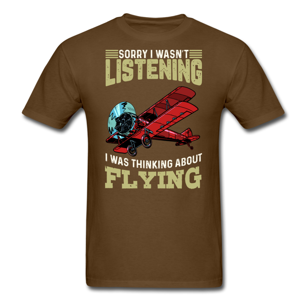 Sorry I Wasn't Listening - Unisex Classic T-Shirt - brown