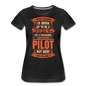 Super Cool Mom - Pilot - Women’s Premium T-Shirt - charcoal gray