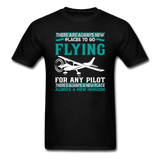 There Are Always New Places - Flying - Unisex Classic T-Shirt - black