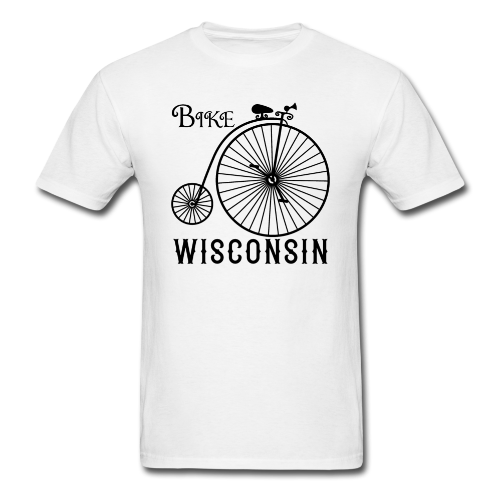 Bike Wisconsin - Vintage - Black - Unisex Classic T-Shirt - white