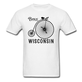 Bike Wisconsin - Vintage - Black - Unisex Classic T-Shirt - white