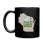 Golf Wisconsin - Tee - Full Color Mug - black