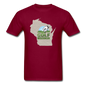 Golf Wisconsin - Tee - Unisex Classic T-Shirt - burgundy