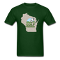 Golf Wisconsin - Tee - Unisex Classic T-Shirt - forest green