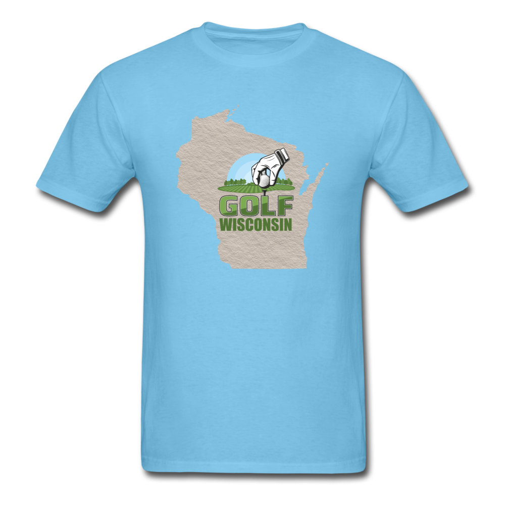 Golf Wisconsin - Tee - Unisex Classic T-Shirt - aquatic blue