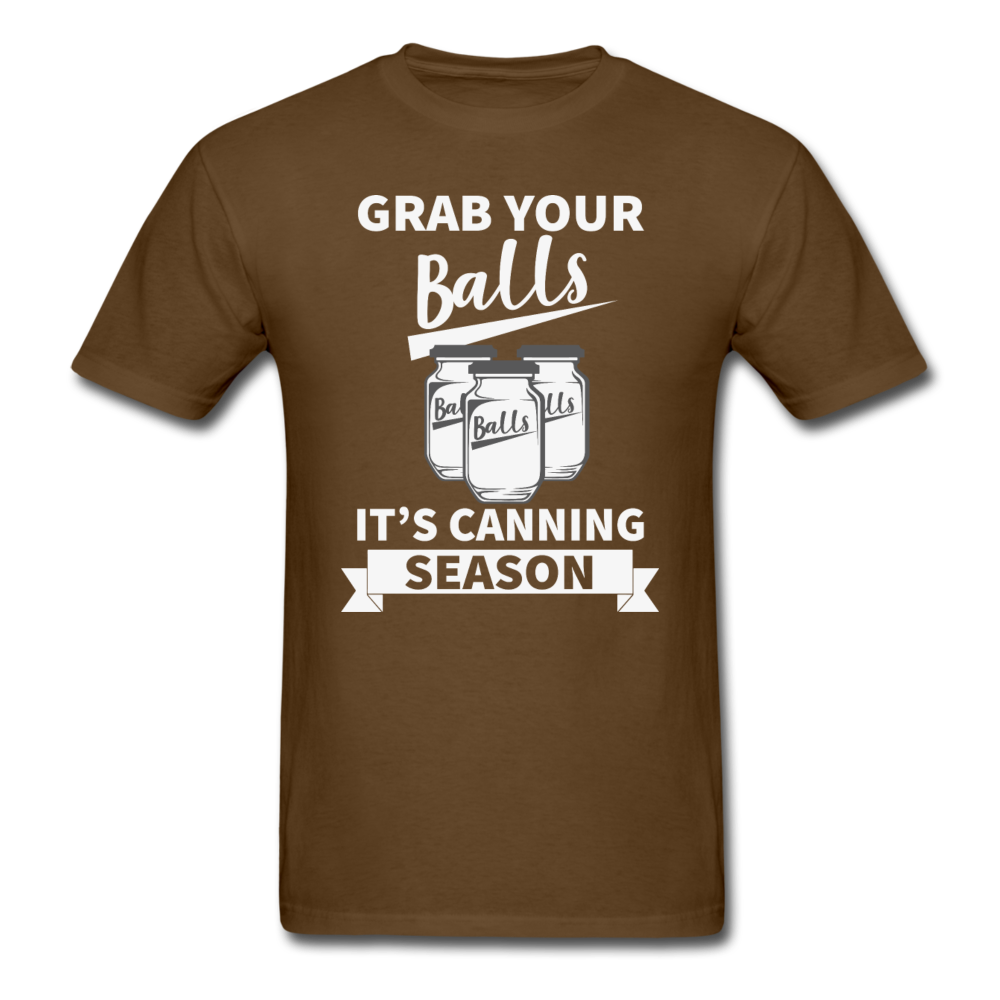 Grab Your Balls - Unisex Classic T-Shirt - brown