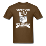 Grab Your Balls - Unisex Classic T-Shirt - brown