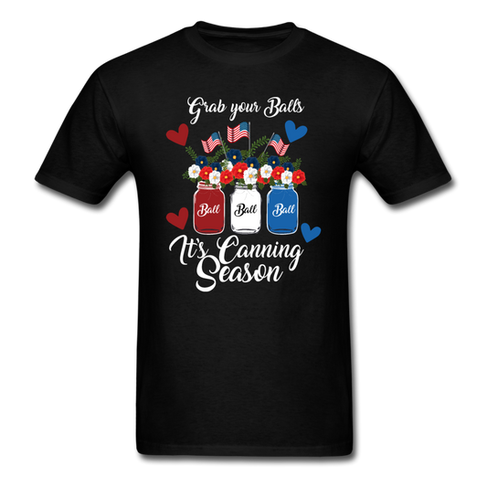 Grab Your Balls - Flowers - Unisex Classic T-Shirt - black