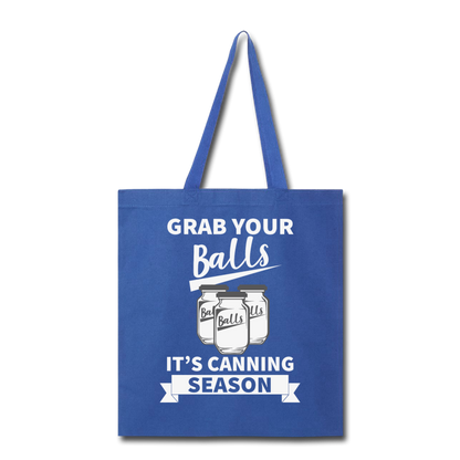 Grab Your Balls - Tote Bag - royal blue