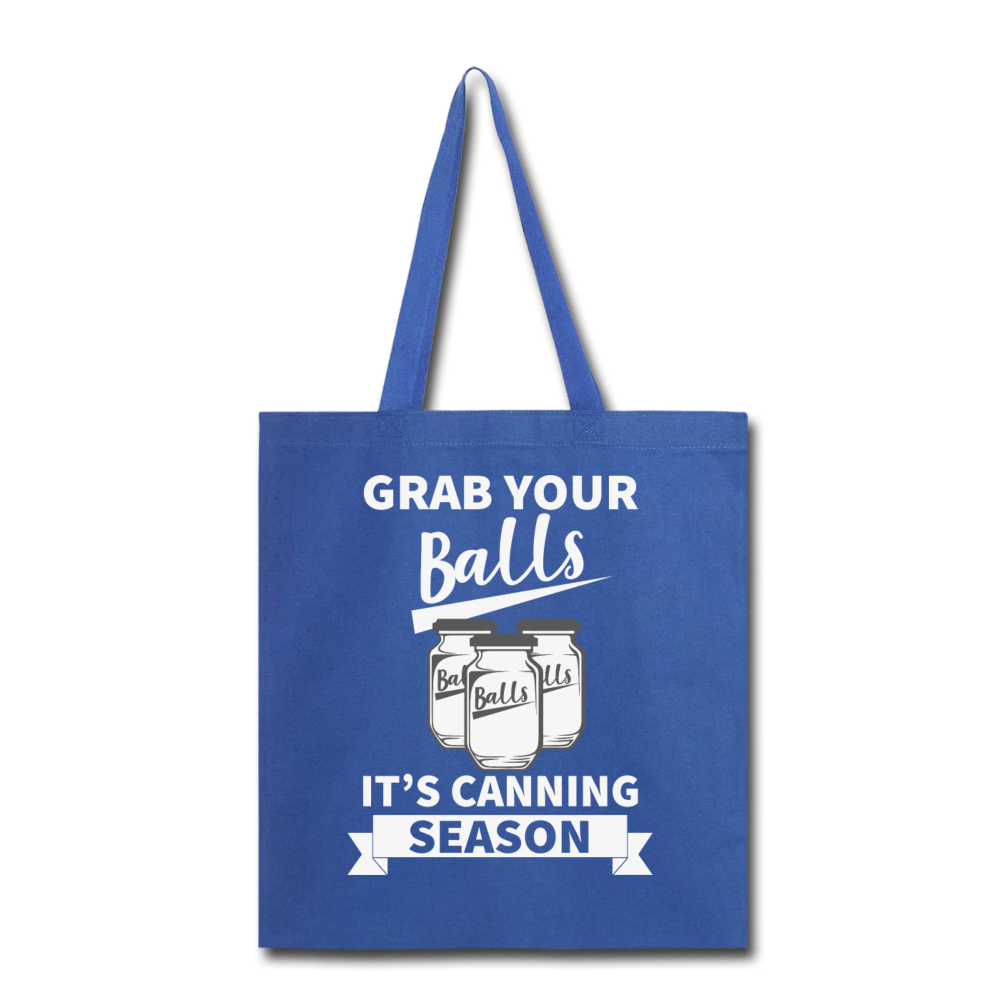 Grab Your Balls - Tote Bag - royal blue