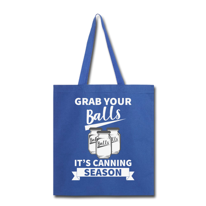 Grab Your Balls - Tote Bag - royal blue