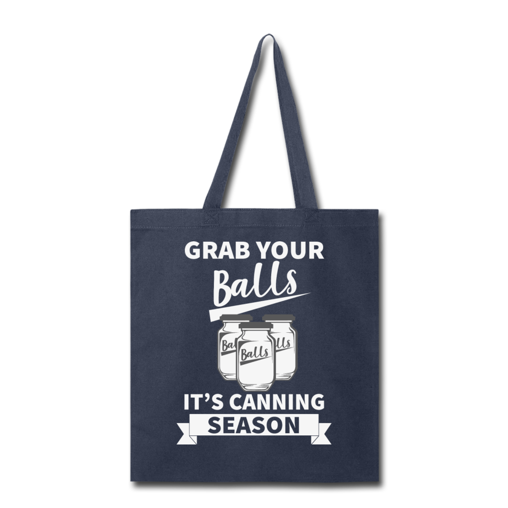 Grab Your Balls - Tote Bag - navy