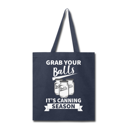 Grab Your Balls - Tote Bag - navy