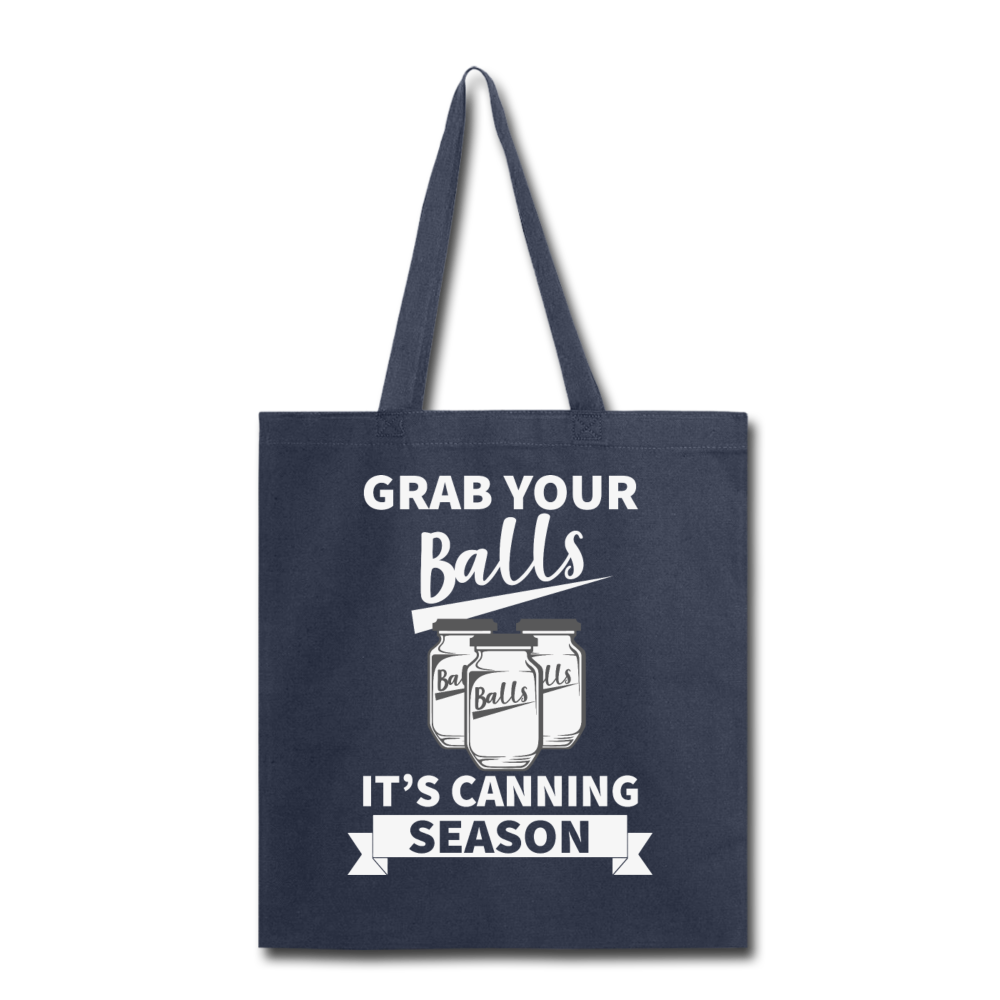 Grab Your Balls - Tote Bag - navy