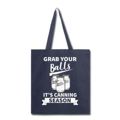 Grab Your Balls - Tote Bag - navy