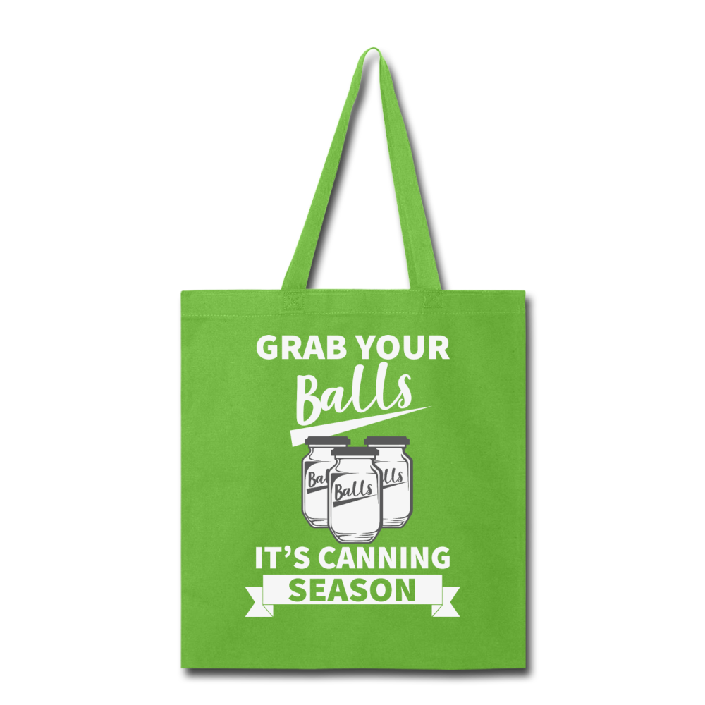 Grab Your Balls - Tote Bag - lime green