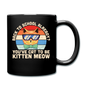 Back To School - Cat - Full Color Mug - black