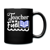 Teacher Fuel - v2 - White - Full Color Mug - black