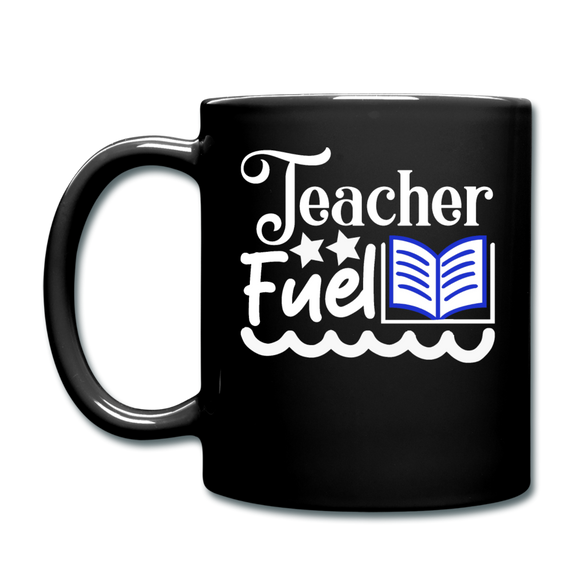 Teacher Fuel - v2 - White - Full Color Mug - black