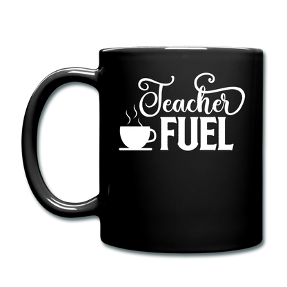 Teacher Fuel - v1 - White - Full Color Mug - black