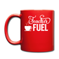 Teacher Fuel - v1 - White - Full Color Mug - red