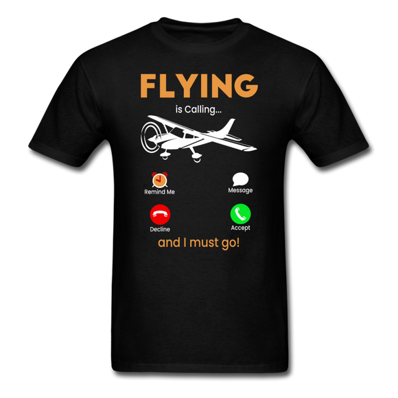 Flying Is Calling - Unisex Classic T-Shirt - black