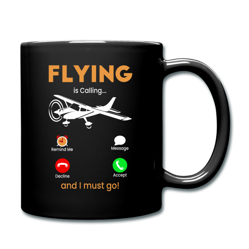 Flying Is Calling - Full Color Mug - black