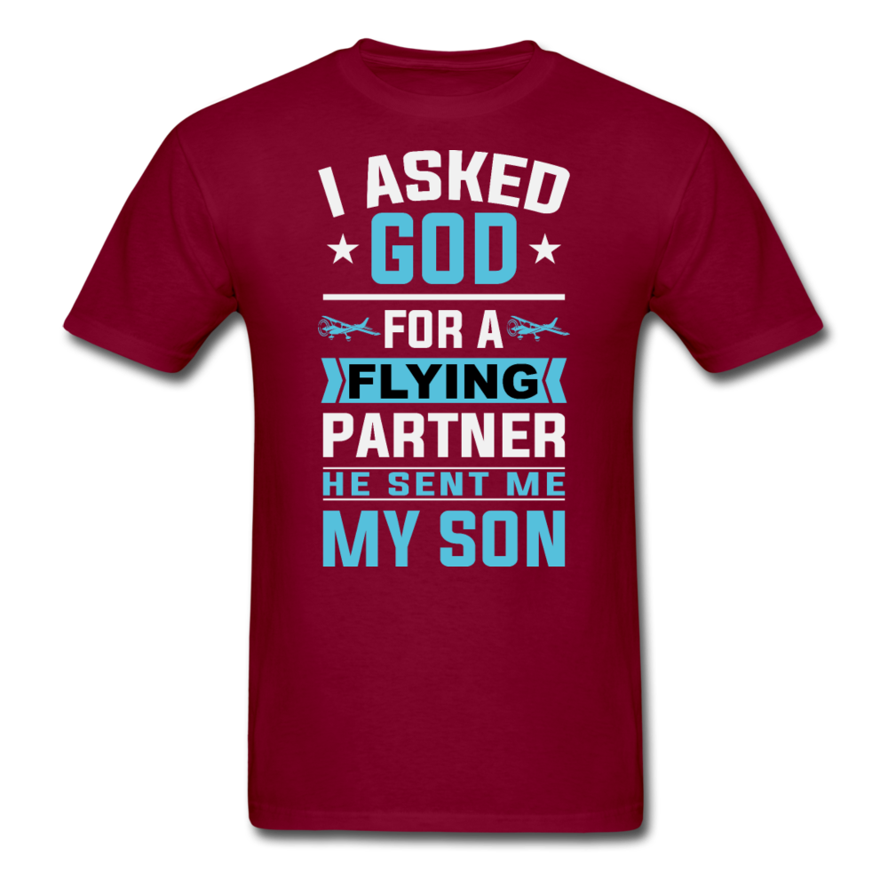 Flying Partner - Son - Unisex Classic T-Shirt - burgundy